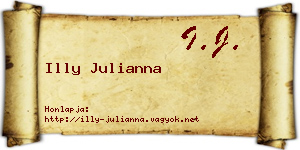 Illy Julianna névjegykártya